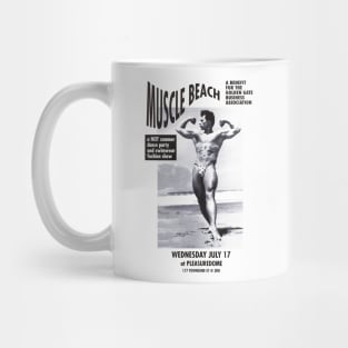 Muscle Beach SF Vintage Retro Gay Mug